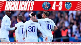 HIGHLIGHTS  PSG 43 TROYES I SOLER MESSI NEYMAR JR amp MBAPPÉ ⚽️ [upl. by Golda]