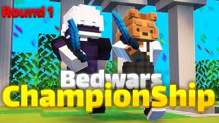 Bedwars Championship Round 1 1500 Tournament [upl. by Tiebout]