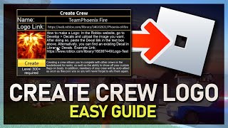 How To Create A Crew Logo in Blox Fruits Get Decal Link [upl. by Leirol]