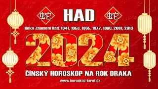 Čínský Horoskop 2024 Had  Láska Zdraví a Feng Shui pro Čínské Znamení Had na Rok Draka 2024 🐍 [upl. by Yllaw]