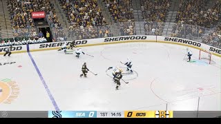 NHL 24  Seattle Kraken vs Boston Bruins  Gameplay PS5 [upl. by Blayne]