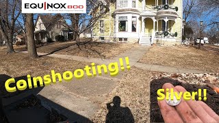 Coin shooting in old parks and yards with Equinox 800 [upl. by Hampton]