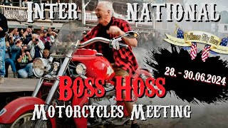 BossHossV8 Motorcycles Meeting in Pullman City 18 Meile DragRacing Ballenstedt amp Burnout Contest [upl. by Anneg]