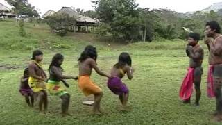 Panama  Embera Children Dance [upl. by Sivet]