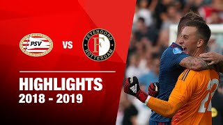 BIJLOW BESLISSEND  Highlights PSV  Feyenoord  Johan Cruijff Schaal 20182019 [upl. by Quinta]