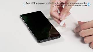 OMOTON H002 Tutorial Video for Screen Protector with Guide Sticker [upl. by Stead462]