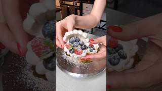 pavlova meringues meringue dessert meringuerecipe dessertrecipe [upl. by Wilona231]