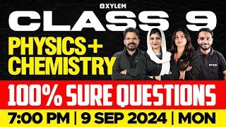 Class 9  Physics  Chemistry  Onam Exam  100 Sure Questions  Xylem Class 9 [upl. by Longan]