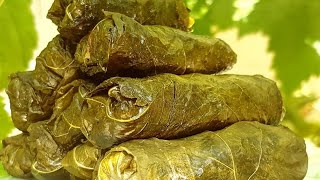 Dolma recipe  turkish special  stuffed grape leaves by cook with hania [upl. by Yuk]