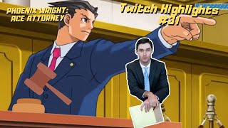 Real Lawyer Plays Phoenix Wright Ace Attorney  AttorneyTom Stream Highlights 31 [upl. by Roti395]