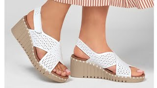 BEST STRAPPY FLEXIBLE CASUAL FOOTWEARSStrappy casual comfort sandal designsbleo [upl. by Samale]