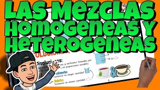 ⚗ MEZCLAS HOMOGÉNEAS y HETEROGÉNEAS  Química [upl. by Annoet]