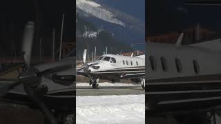 Pilatus PC12 Takeoff [upl. by Burack]