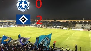 HSV StimmungSupportFangesänge DarmstadtHSV 04 Dezember 2016 13 Spieltag [upl. by Sweatt124]