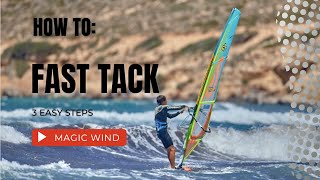 HOW TO fast Tack Tips technique tutorial windsurfing [upl. by Aneela]