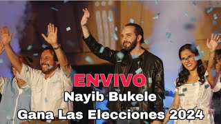 🔴ENVIVO Discurso de NAYIB BUKELE al Ganar las ELECCIONES 2024 [upl. by Sammie]