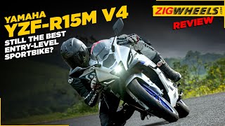 Yamaha R15 v4 Road Test Review  Performance Specifications Top Speed Price amp More  ZigWheels [upl. by Neidhardt]