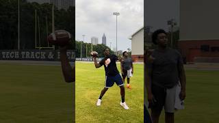 Anthony Edwards Playing QB amp WR 🏈  nba nfl minnesota timberwolves [upl. by Tegdig]