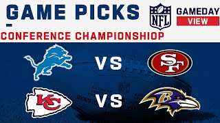 Conference Championship Game Picks [upl. by Belita884]