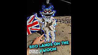 Bro landed on the Moon 💀 trollface [upl. by Fosdick]