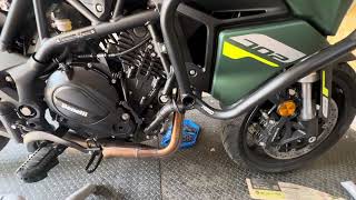 Benelli TRK 702 Upper crash bars [upl. by Yrok]