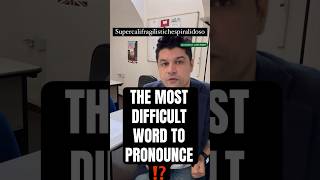 The most difficult word to pronounce👽😵‍💫englishgrammar englishlearning ielts آموزش [upl. by Trevar]