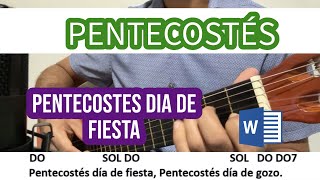 PENTECOSTES DIA DE FIESTA letra acordes WORD [upl. by Tayib]