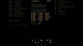 install zphisher on termux  learn Ethical Hacking [upl. by Ithsav561]