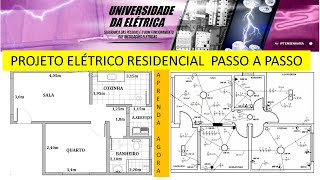 PROJETO ELÉTRICO RESIDENCIAL PASSO A PASSO COMPLETOAPRENDA TUDO EM 45 MINUTOS [upl. by Refenej]