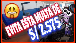 🔴 REVISION TECNICA  MULTA DE S 2575 [upl. by Pall462]