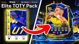 25x 600K ELITE TOTY PACKS 🤯 FC 24 Ultimate Team [upl. by Anrapa]