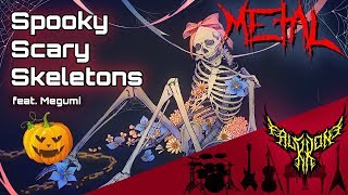 🎃 SPOOKY SCARY SKELETONS feat Megumi 【Intense Symphonic Metal Cover】 [upl. by Lotte]