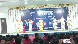 dancevideo navodaya smriti sangam 28 january 2024 jnv jojawar pali [upl. by Yarled]