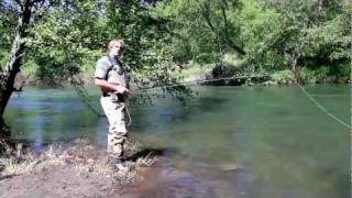 Fly Fishing Instruction  How to Dry Fly Fish for Trout [upl. by Ecinreb]