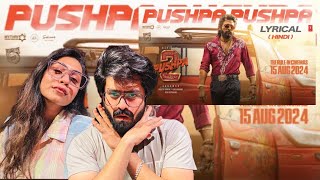 PUSHPA PUSHPA LyricalPushpa 2 The Rule  Allu Arjun Sukumar Rashmika MikaNakash Fahadh FDSP [upl. by Eniamrahc]