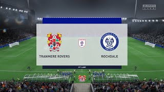 Tranmere Rovers vs Rochdale 18072023 Club Friendlies FIFA 23 [upl. by Lekcim872]