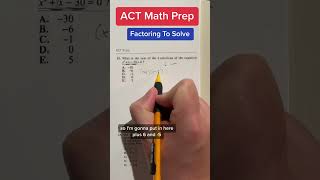 ACT Math practice question of the day 28 [upl. by Suitangi347]