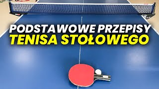 Podstawowe przepisy i zasady gry w tenisa stołowego [upl. by Aneer]