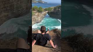 Kelingking Beach Nusa Penida Bali nusapenida bali kelingking kelingkingbeach travelvlog [upl. by Etty]