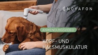 Kopf und Halsmuskulatur beim Hund behandeln  Anwendungsvideo  NOVAFON [upl. by Nicolas]