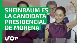 Claudia Sheinbaum gana encuesta de Morena y será su candidata presidencial en 2024 [upl. by Sneve]