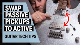 Swap Passive Pickups to Active How Easy Is It  Guitar Tech Tips  Ep81  Thomann [upl. by Eemaj311]