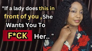 If A Lady Does This In Front Of You She is sexually attracted to you WOMENS SECRET [upl. by Attennod]