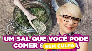 Receita do sal de ervas O sal que melhora o colesterol [upl. by Segalman]