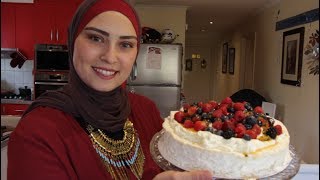 Best Pavlova Recipe طريقه عمل البافلوفاالمارينج [upl. by Bradney]