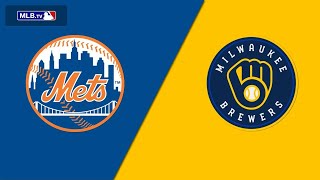 New York Mets VS Milwaukee Brewers MLB live PLAY BY PLAY scoreboard 10124 [upl. by Parrnell]