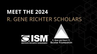 ISM Awards  Richter Scholars 2024 Introduction [upl. by Terpstra]