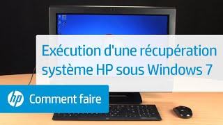 Exécution dune récupération système HP sous Windows 7 [upl. by Ibrad]