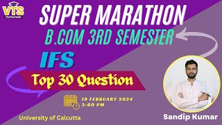 BCom 3rd Sem  Indian Financial System  Top 30 Question  VTSClasses [upl. by Selfridge]