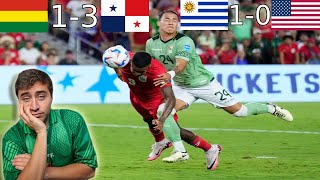 🔴BOLIVIA 1 vs 3 PANAMA  URUGUAY 1 vs 0 ESTADOS UNIDOS  REACCIÓN DE BOLIVIANO COPA AMÉRICA 2024🔴 [upl. by Anisamot762]